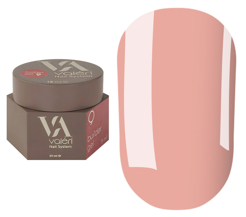 Valeri Гель для нігтів Builder Gel 09, 15 мл