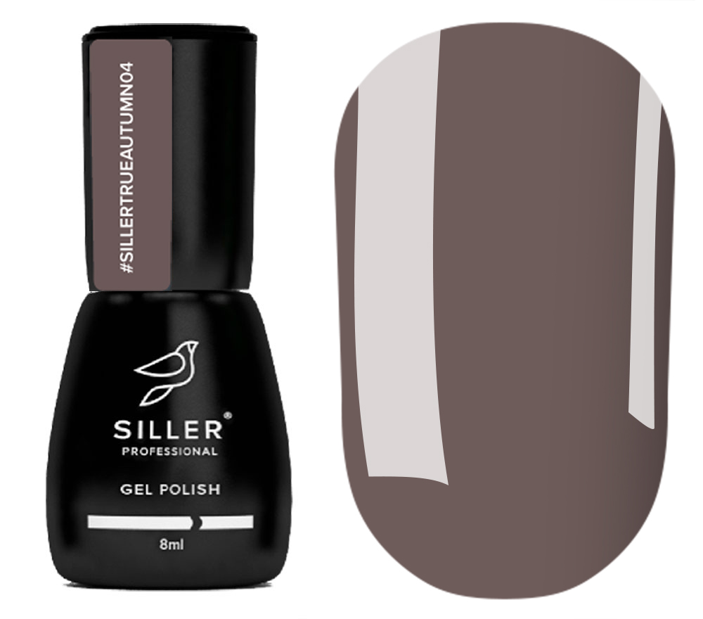 Siller Gel polish for nails True Autumn №4, 8 ml