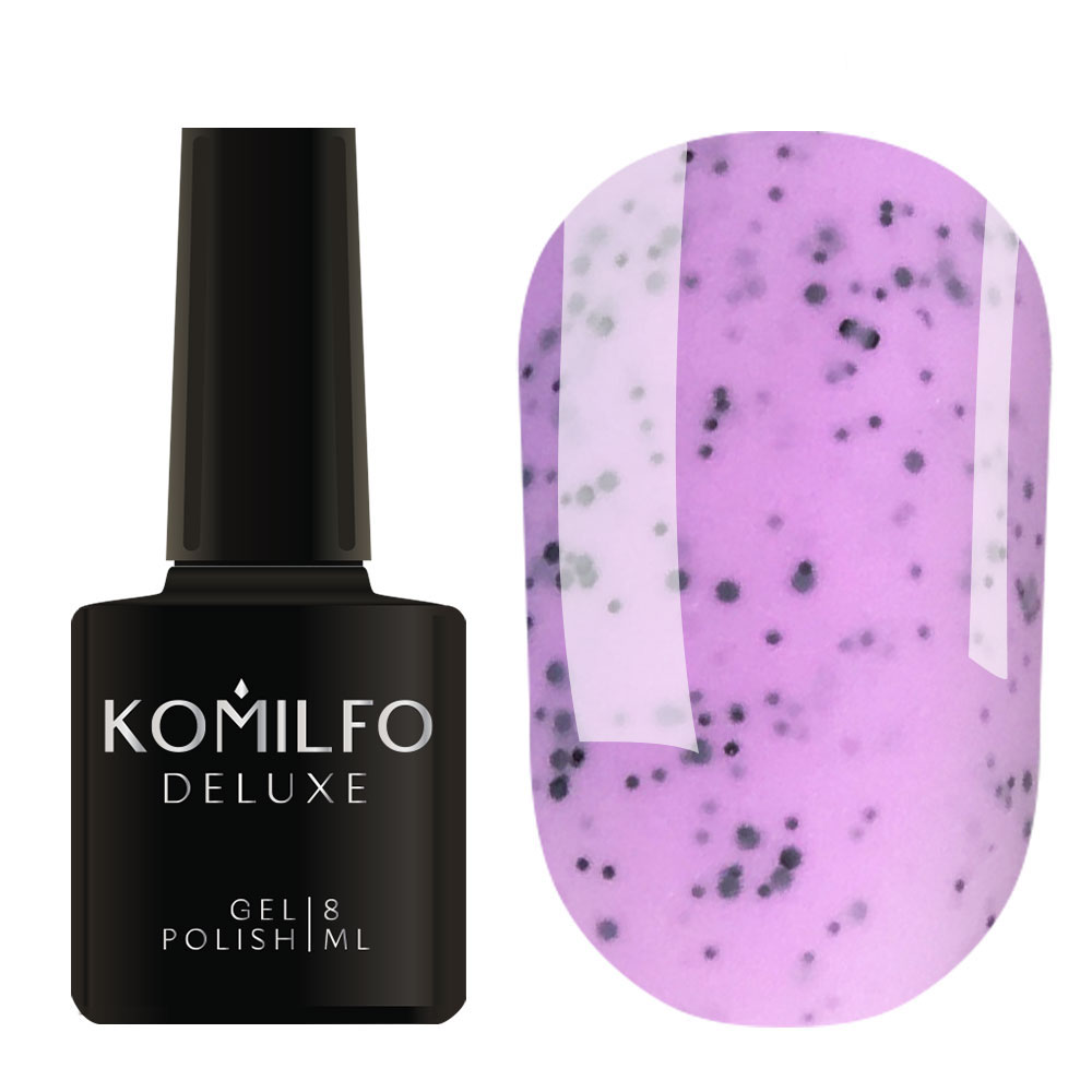 Гель-лак Komilfo Dragon Fruit DF005 (бузковий з вкрапленнями), 8 мл Гель-лак Komilfo Dragon Fruit DF005 (бузковий з вкрапленнями), 8 мл