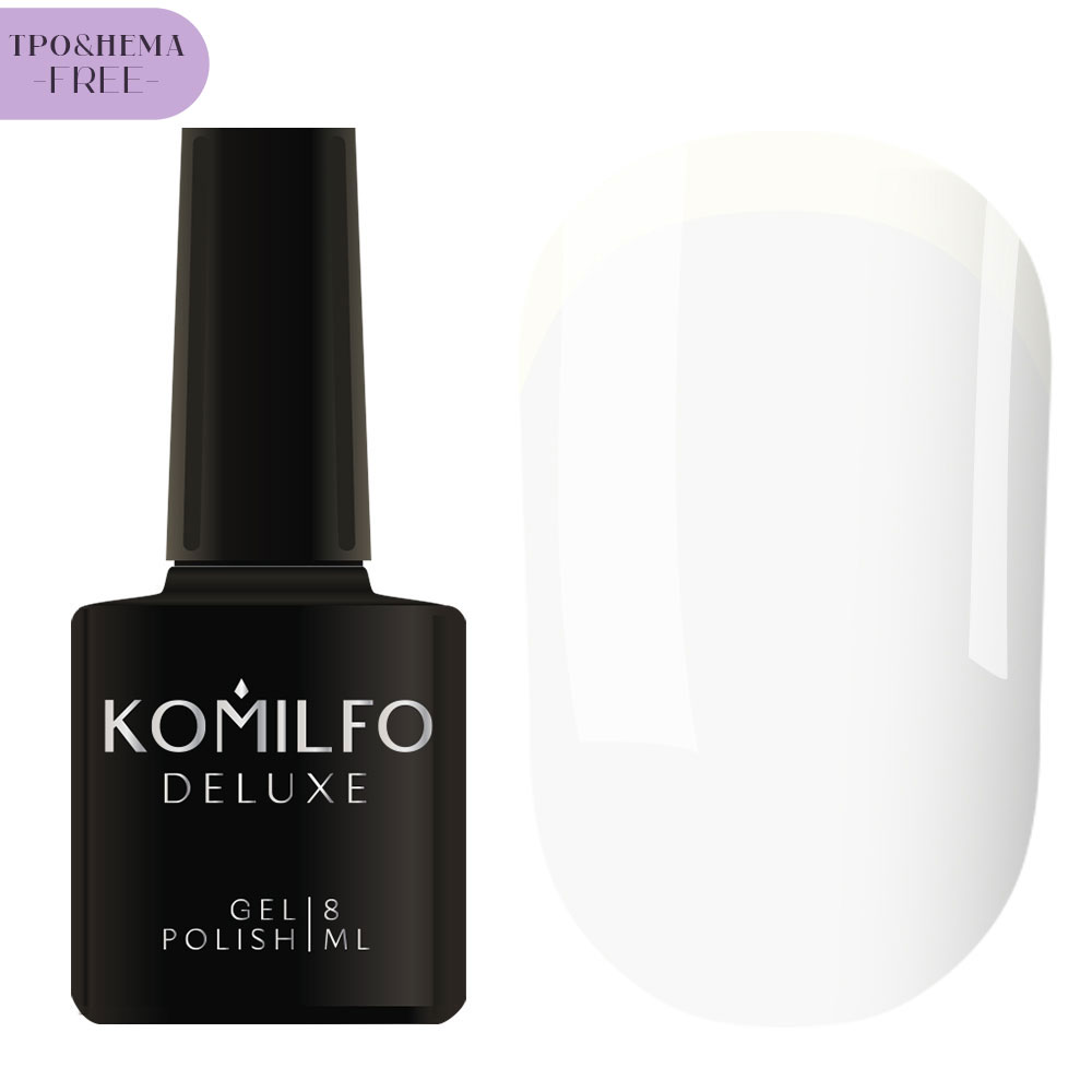Gel varnish Komilfo DeLuxe Termo C003 (light brown, when heated - bright light green), 8 ml