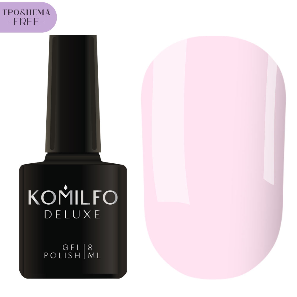 Gel varnish Komilfo DeLuxe Termo C003 (light brown, when heated - bright light green), 8 ml