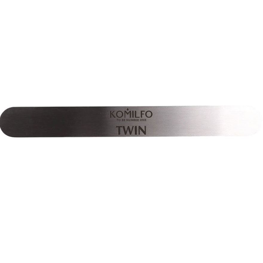 Komilfo metal base for manicure - TWIN, 18/155 mm