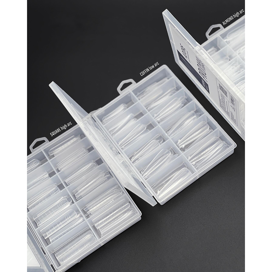 ADORE Professional Upper forms for extension PRO Nail Forms, arched square (square), 120 pcs