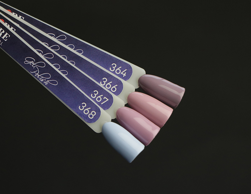 Gel varnish ADORE Professional No. 364 (smoky gray-lilac, enamel), 7.5 ml