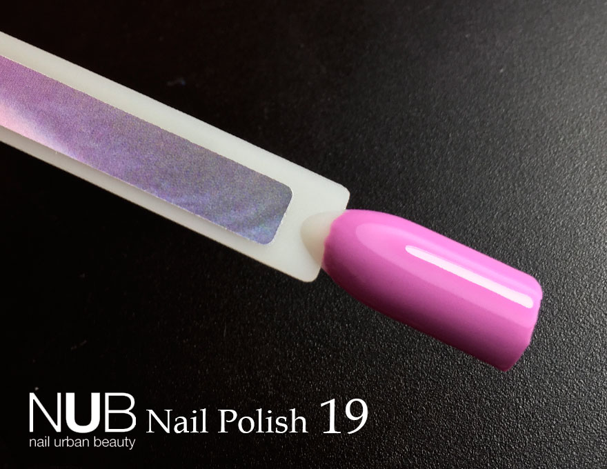 Nail polish NUB 019 Satellite Dreams (pink-lilac, enamel), 14 ml
