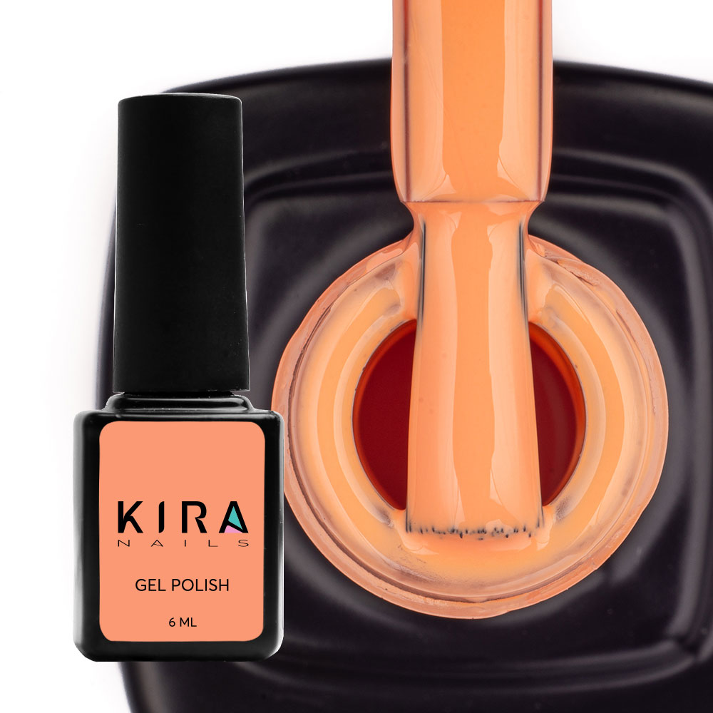 Kira Nails gel varnish No. 022 (beige-peach, enamel), 6 ml