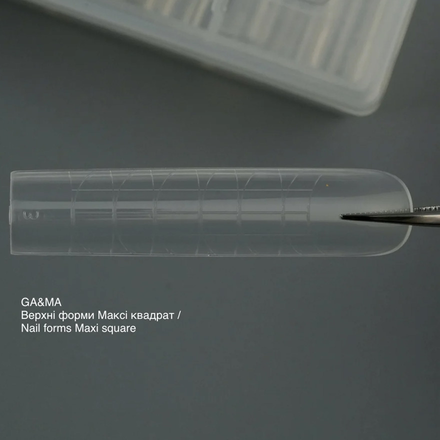 Ga&Ma Верхние формы Nails forms Maxi square collaboration with