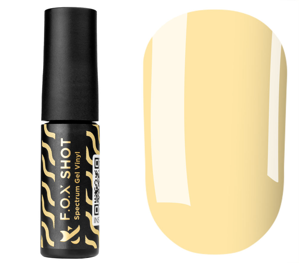 FOX SHOT Spectrum gel varnish No. 018 (wheat, enamel), 5 ml
