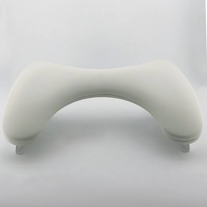 FRC Beauty Armrest shaped on white legs White