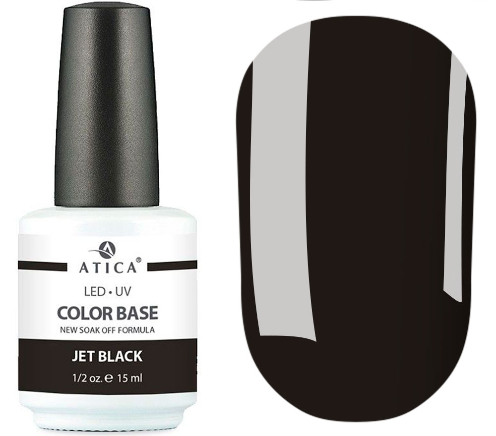 Atica Color Base Jet Black (black), 15 ml Atica Color Base Jet Black (black), 15 ml