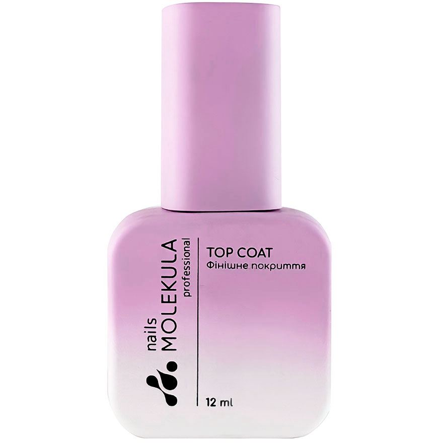 Molekula Rubber No Sticky Top Coat - rubber top without a sticky layer, 12 ml