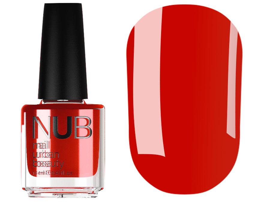 Nail polish NUB 006 Burlesque (red, enamel), 14 ml