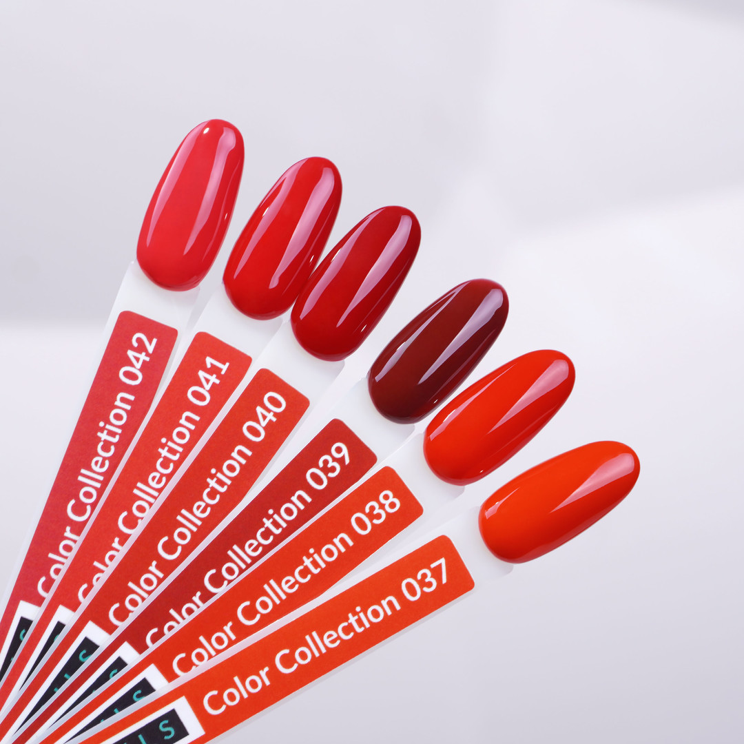 Гель-лак Kira Nails №040 (темно-червоний, емаль), 6 мл