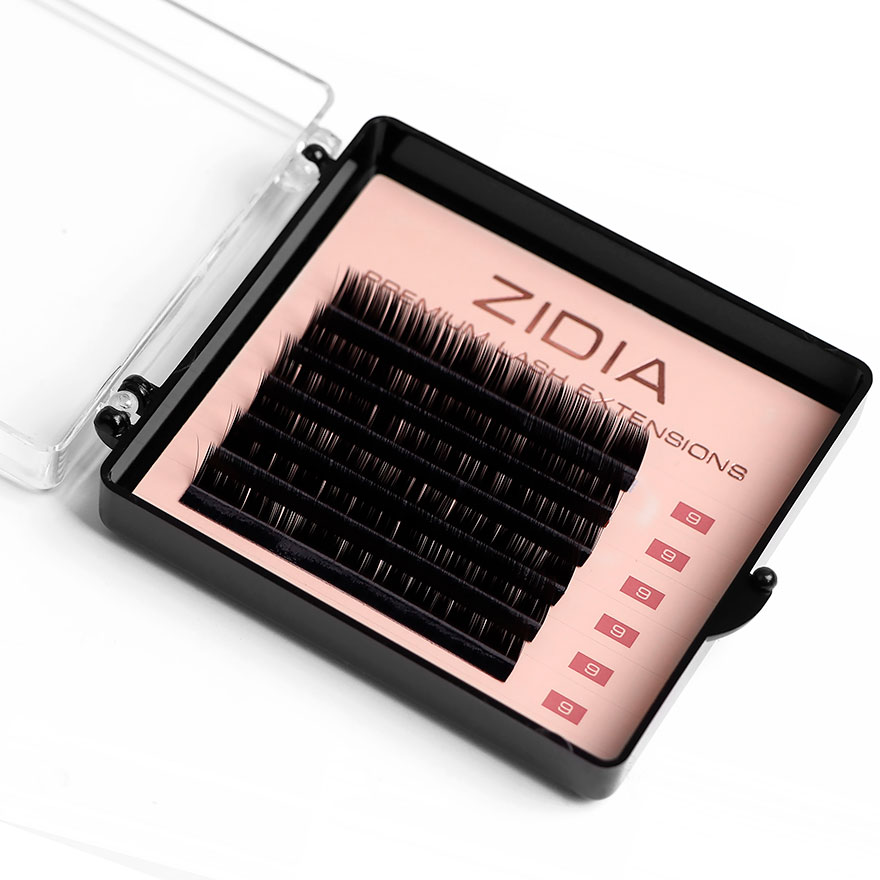 ZIDIA Premium Lash Extensions 6 strips - M0.07 x 9 mm ZIDIA Premium Lash Extensions 6 strips - M0.07 x 9 mm