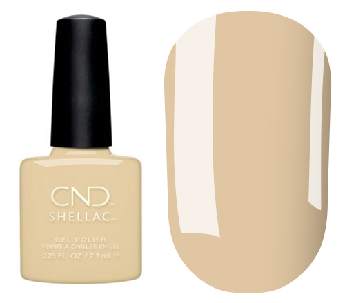 CND Shellac Gel Polish, Gala Girl (dark beige, enamel), 7.3 ml