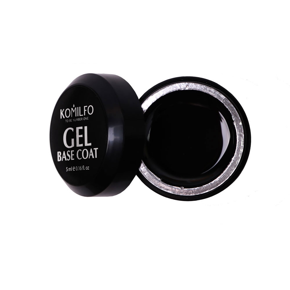 Гель-база Komilfo Gel Base Coat - основа-корректор для гель-лака без кисточки, 5 мл