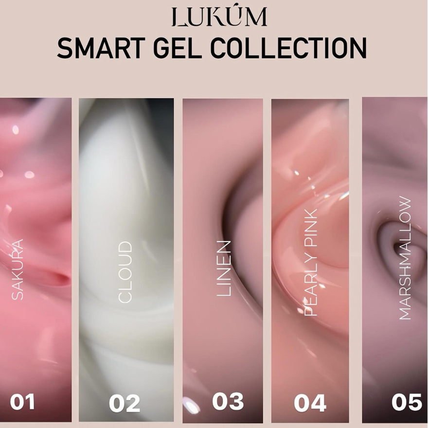 Lukum Гель для ногтей Smart Gel №05 (Marshmallow), 30 мл