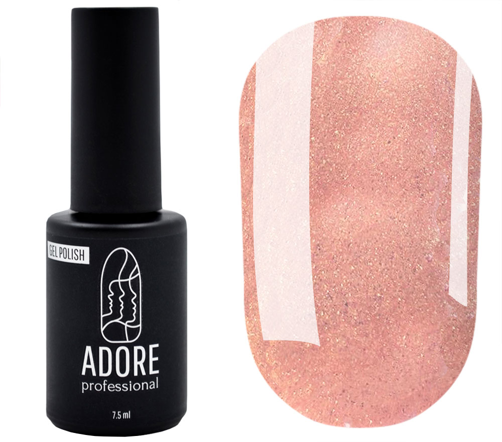 Gel polish ADORE Professional No. S-005 (papaya, microshine), 7.5 ml