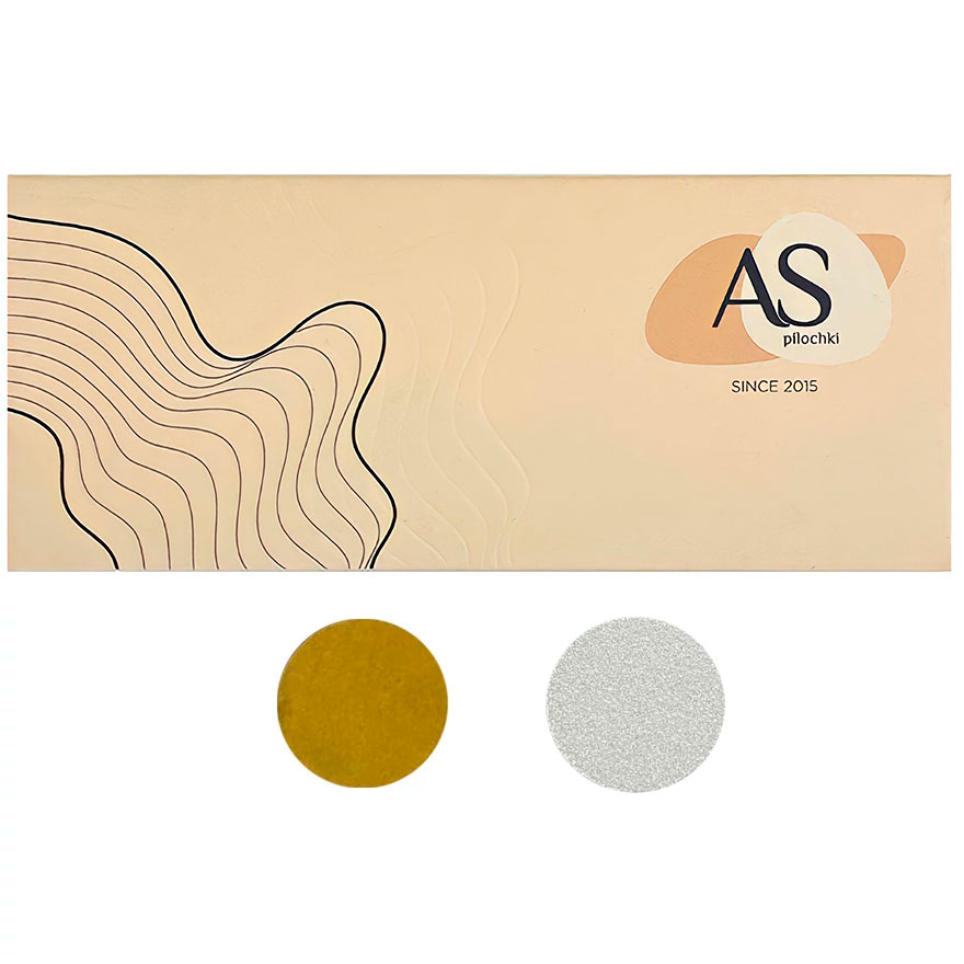 AS Replacement white soft-based abrasive for Podo-Disck 20 mm, 180 grit, (50 pcs)