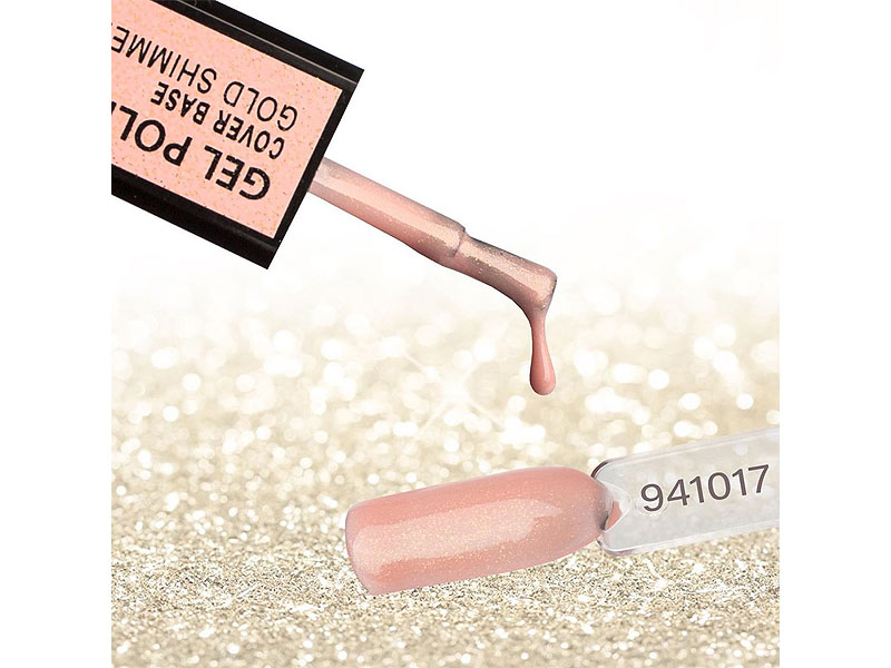 Reforma Cover Base Gold Shimmer, базовое покрытие (френч с золотым микроблеском), без кисточки, 50 мл