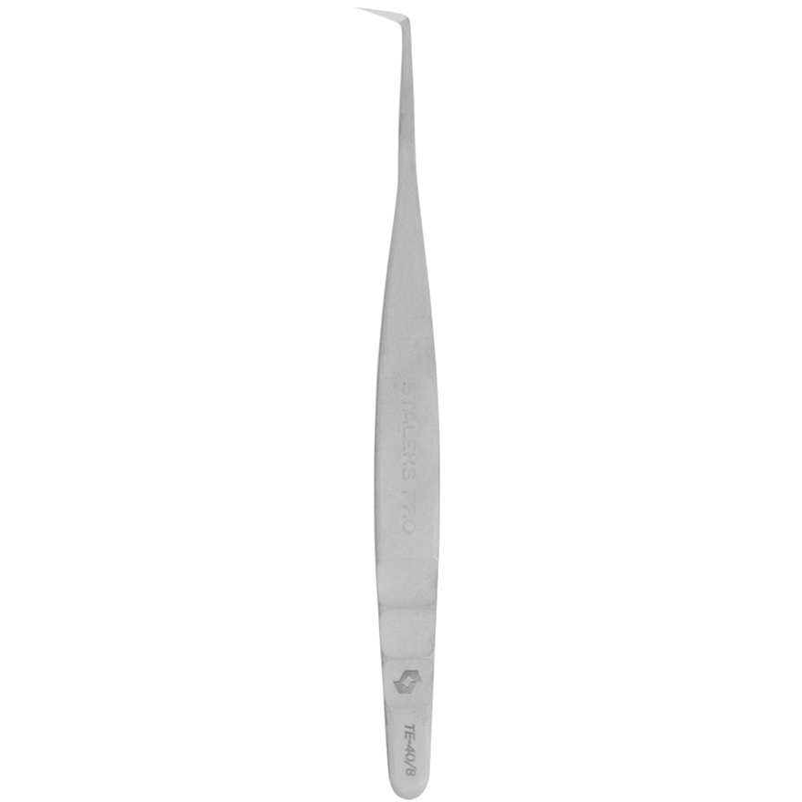Staleks Pro - Пинцет для ресниц EXPERT 40 TYPE 8, L-образный Staleks Pro - Пинцет для ресниц EXPERT 40 TYPE 8, L-образный