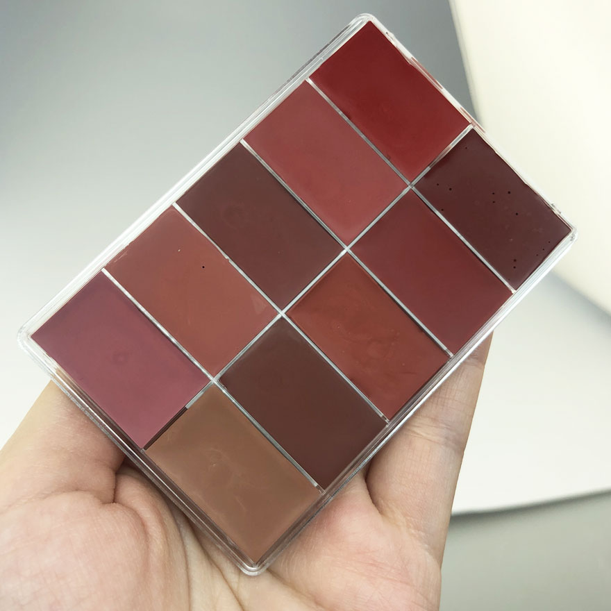 Maqpro Mini lipstick palette of 10 colors -U-08L, 15 ml