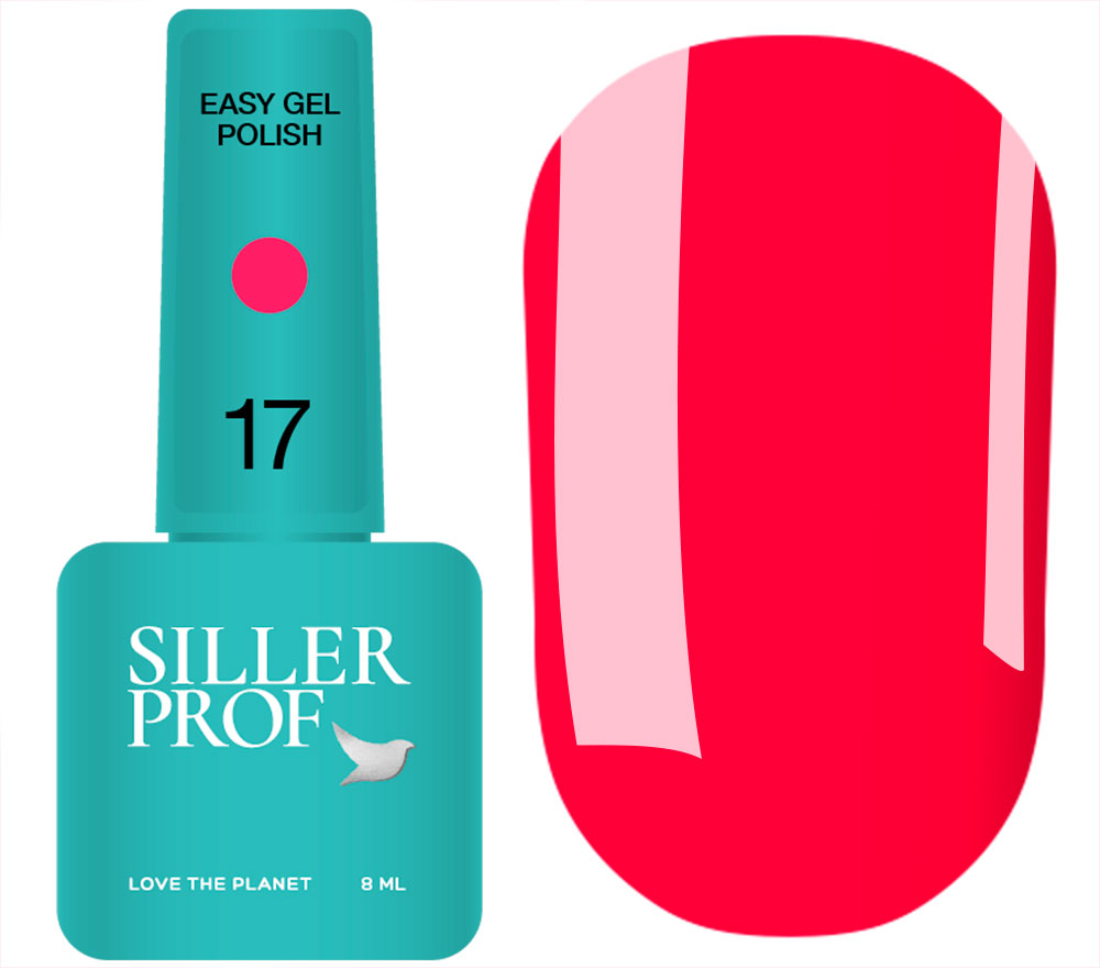 Siller One-step gel polish for nails One-step gel polish EASY #01, 8 ml