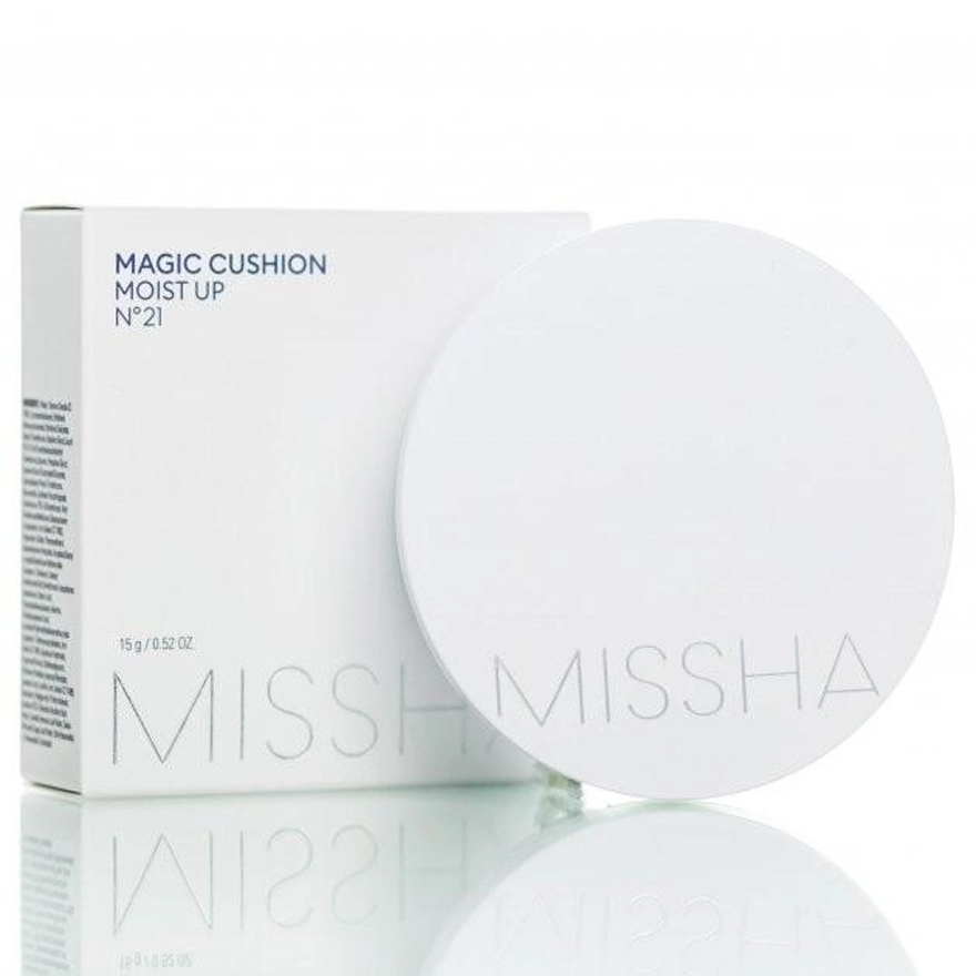 MISSHA Magic Cushion Moist Up (SPF50+ PA+++) #21 (Light Beige), 15 g