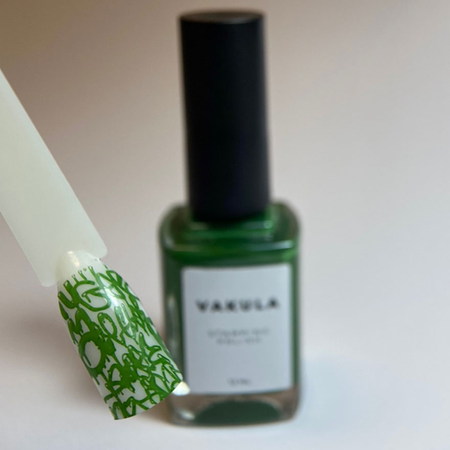 Vakula Nails Лак для стемпинга №19 зеленый