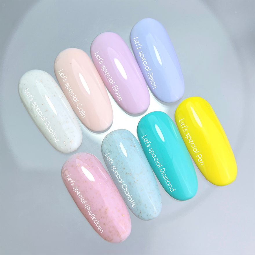 Nails Of The Day Гель-лак Let's special Diamond (лазурний), 10 мл