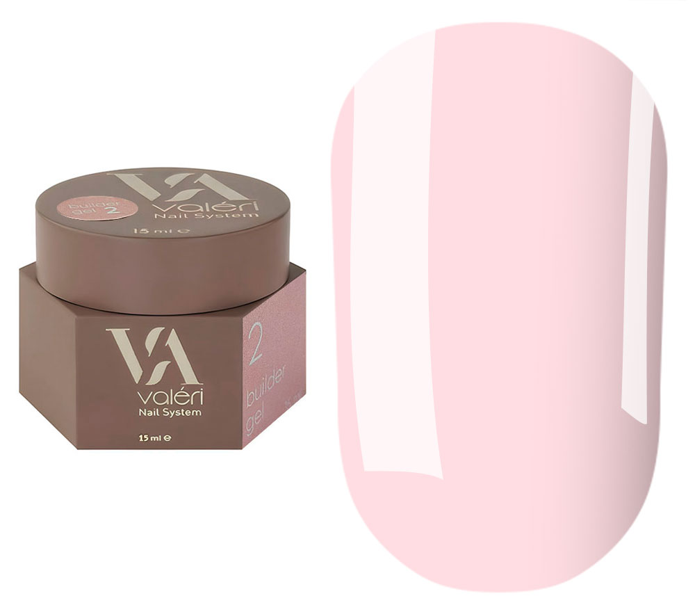 Valeri Гель для нігтів Builder Gel 02, 15 мл