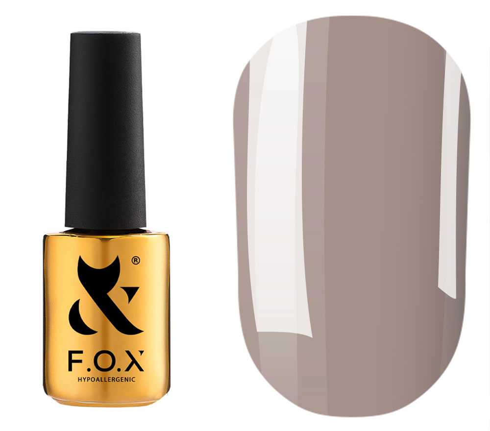 FOX Spectrum gel varnish No. 095 (cold beige, enamel), 7 ml
