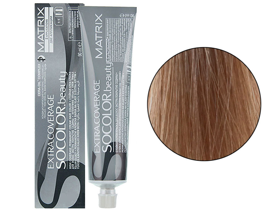 Крем-краска для волос Matrix So Color Extra Coverage 510N (510.0) светлый блондин, для седых волос, 90 мл