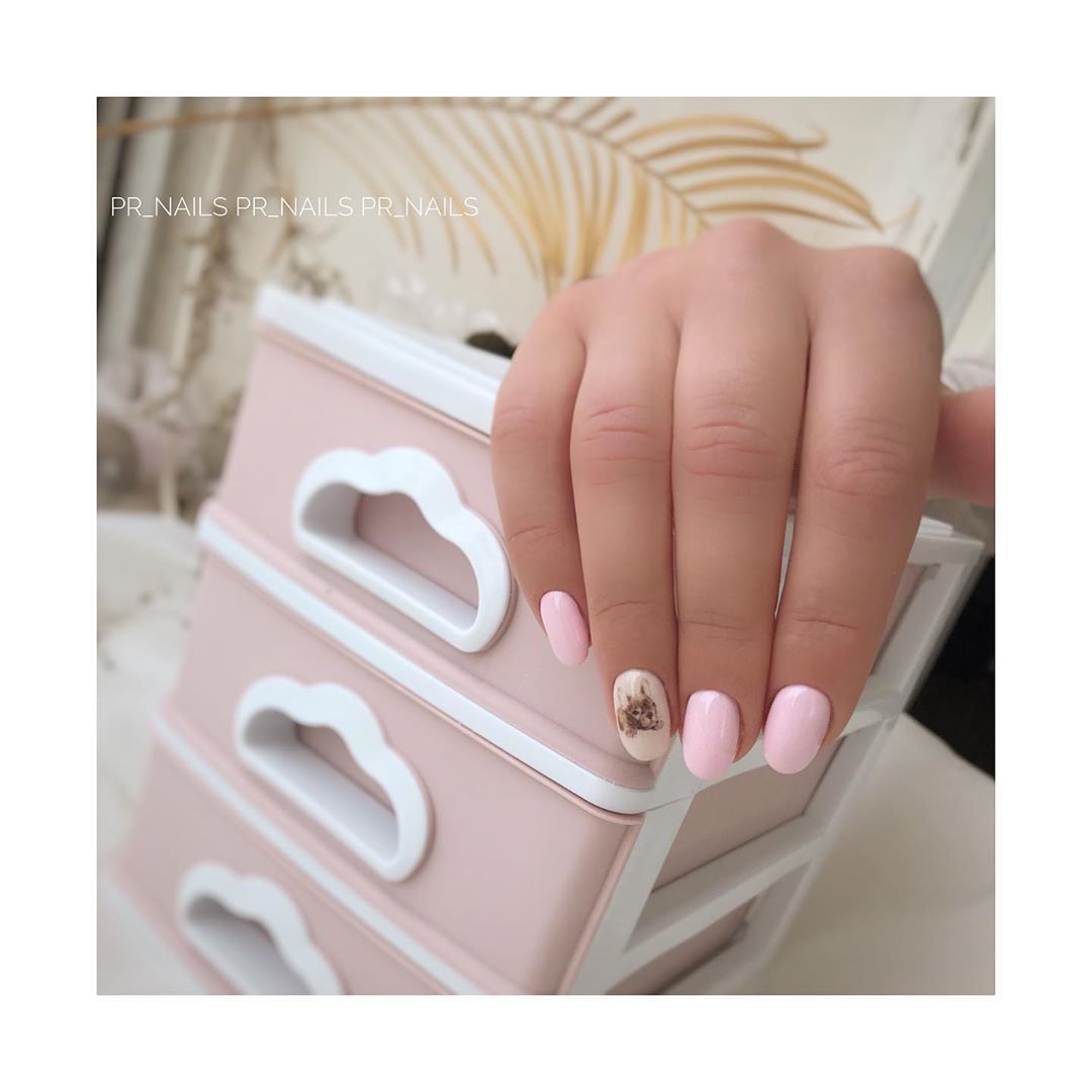 Kira Nails gel varnish No. 105 (light pink, enamel), 6 ml