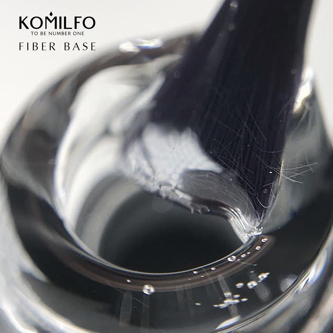 Komilfo Fiber Base - база для ногтей с нейлоновыми волокнами, 8 мл