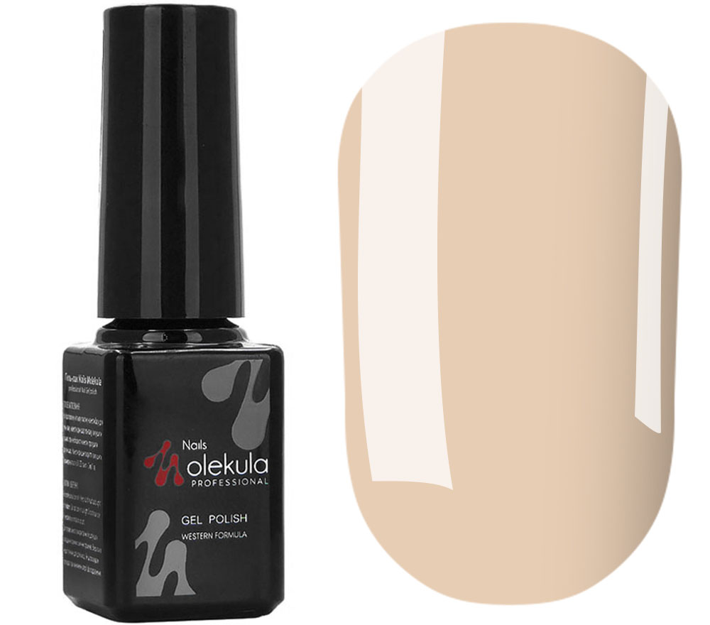 Gel polish Molekula No. 070 (light beige, enamel), 6 ml