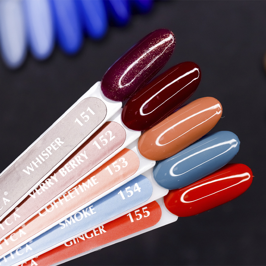 Atica Coffetime GPM153 gel-varnish (terracotta, enamel), 7.5 ml