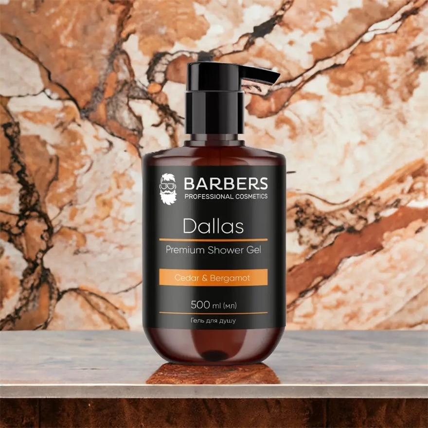BARBERS Гель для душа Dallas, 500 мл