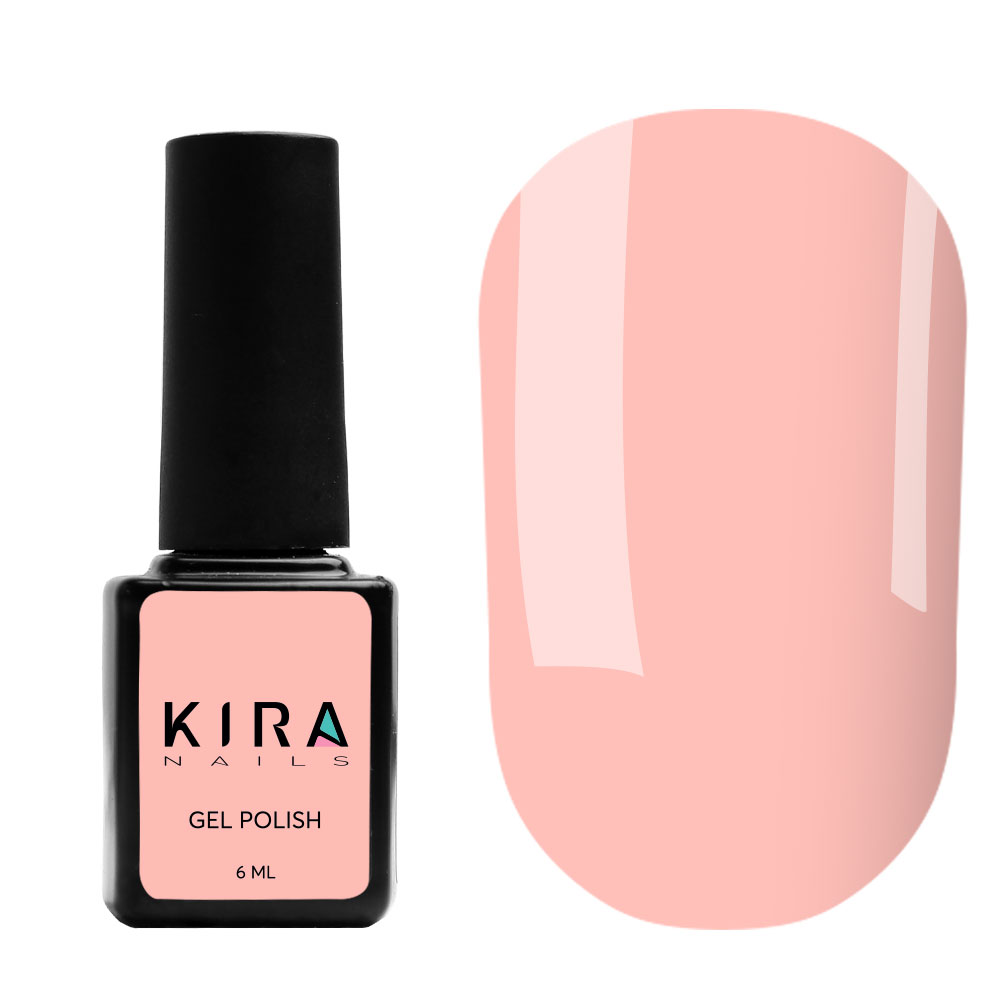 Kira Nails gel-varnish No. 169 (peach tulle, enamel), 6 ml