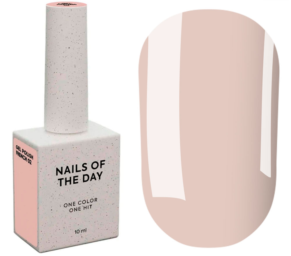 Nails Of The Day Гель-лак French 02, 10 мл