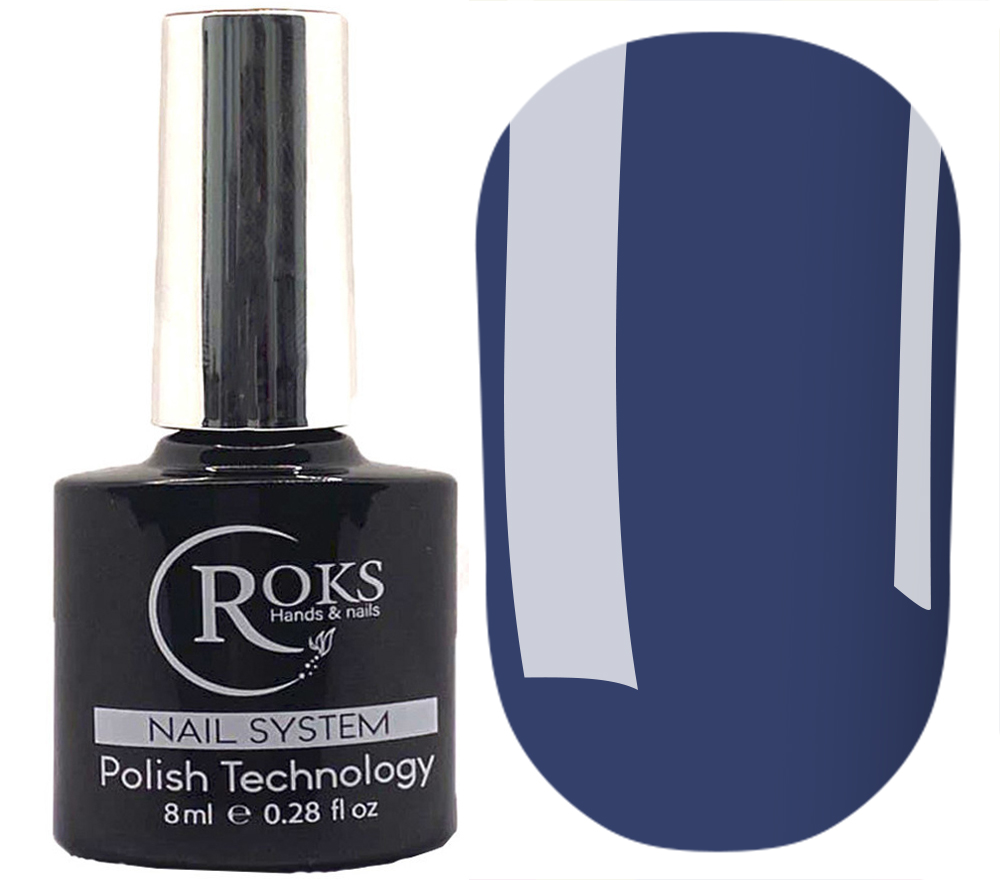 Rubber base French Roks №065 (темно-синий), 8 мл