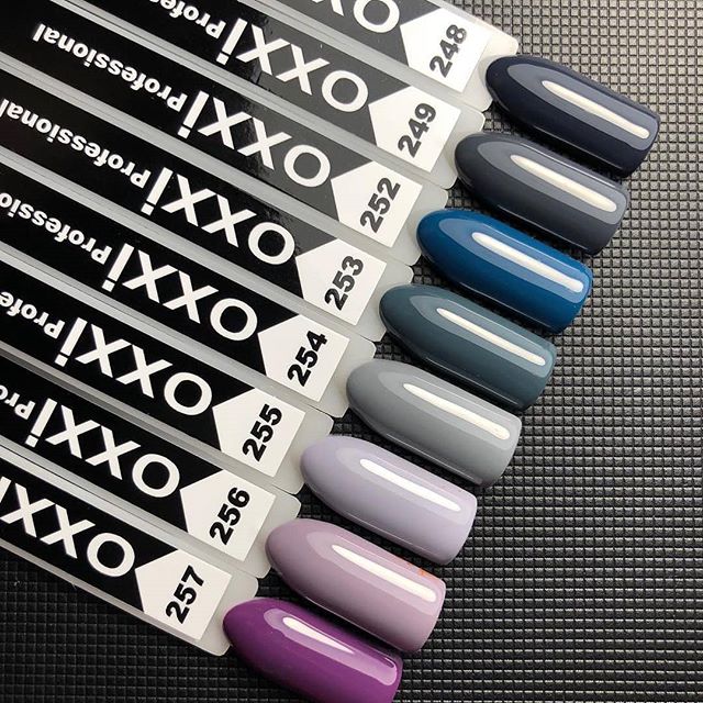 Гель-лак OXXI Professional №253 (приглушенный зелено-серый, эмаль), 10 мл Гель-лак OXXI Professional №253 (приглушенный зелено-серый, эмаль), 10 мл