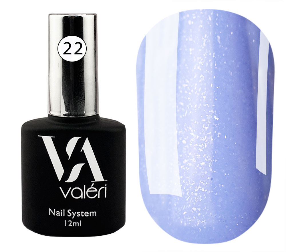 Valeri Nail base French Base 022 (cornflower blue with silver micro-shine), 12 ml Valeri Nail base French Base 022 (cornflower blue with silver micro-shine), 12 ml