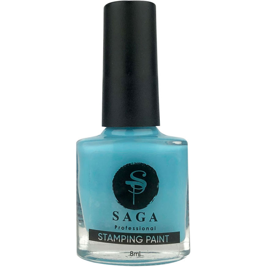 SAGA professional varnish paint for stamping 20 sky blue, 8 ml