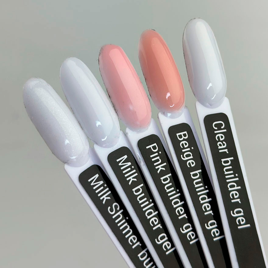 Victoria Avdeeva Nail gel Builder gel Milk Shimer, 15 ml