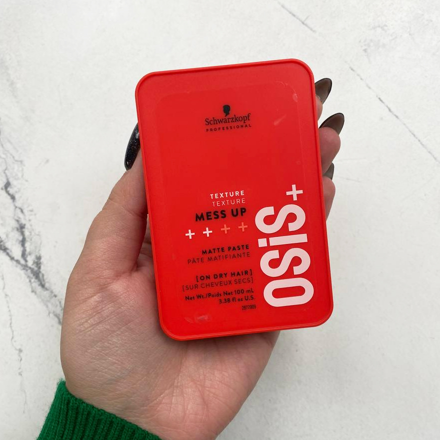 Schwarzkopf OSIS + Mess Up Matt Gum - matte hair wax for medium hold, 100 ml