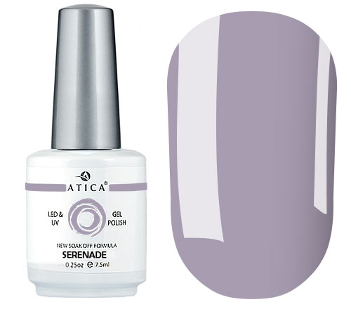 Atica GPM102 Serenade gel varnish (gray-lilac, enamel), 7.5 ml