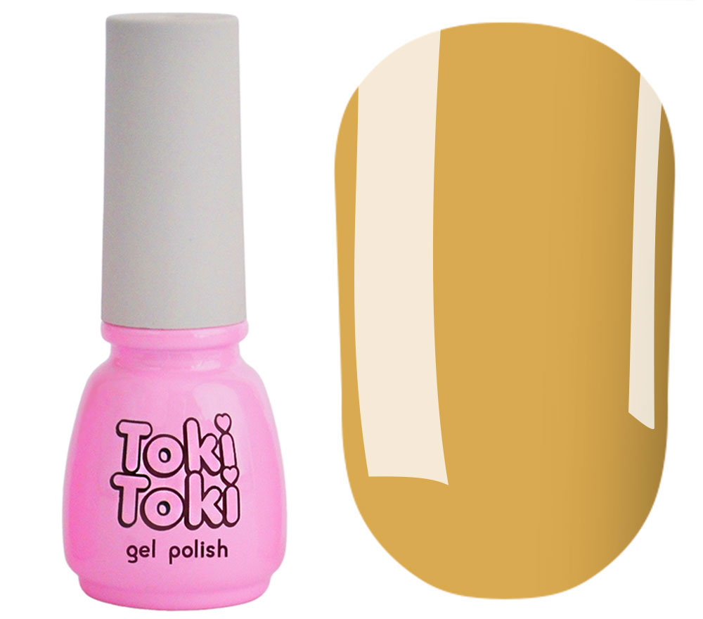 Toki Toki Gel nail polish Forest FS01 (warm mustard, enamel), 5 ml