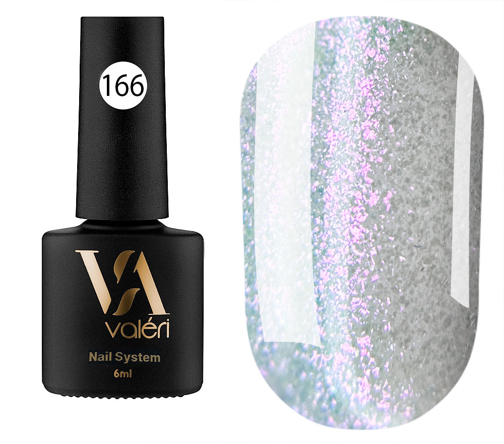 Valeri Gel polish for nails 166, 6 ml
