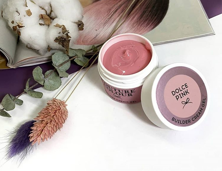Couture Colour Builder Cream Gel - Dolce Pink (персиково-рожевий), 15 мл
